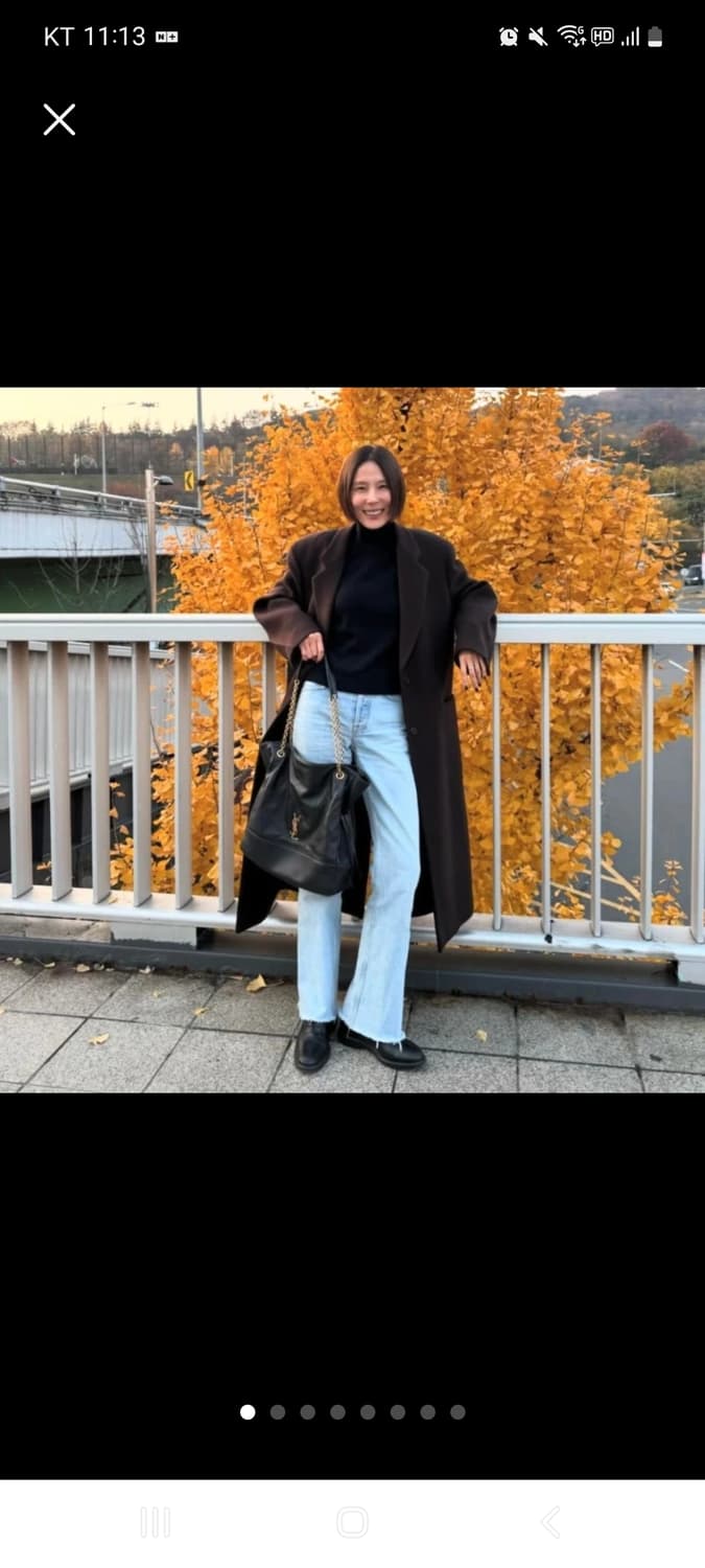 렉토 (RECTO) 싱글 테일러드 코트 브라운 상품이미지5