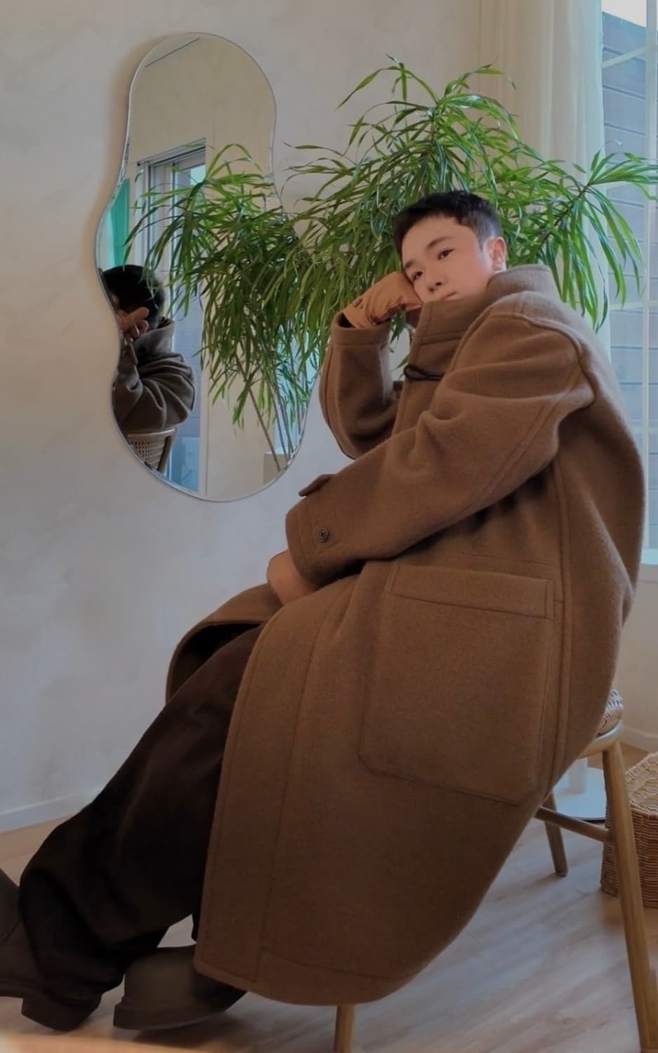 르메르 맥시 더플코트 브라운 23fw 상품이미지1