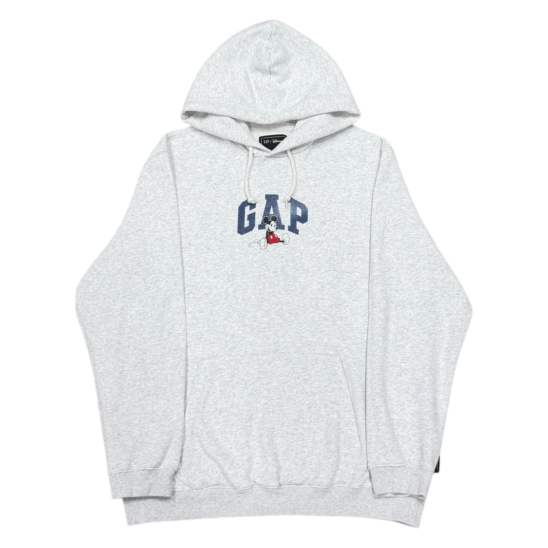 GAP 빈티지 미키마우스 디즈니 스웻 기모 후드티 그레이 L 상품이미지1