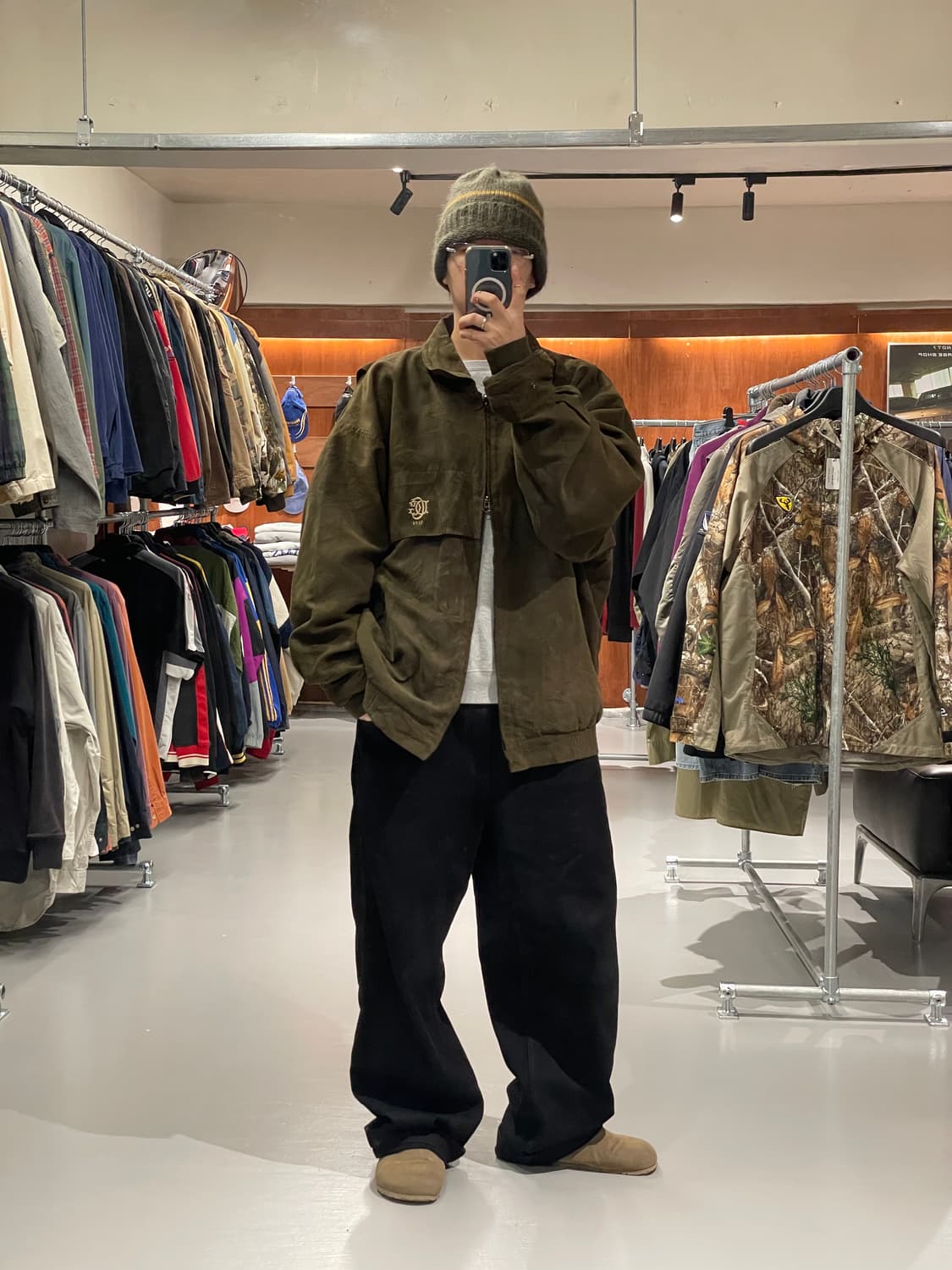 90's USA 블루종 자켓   상품이미지5