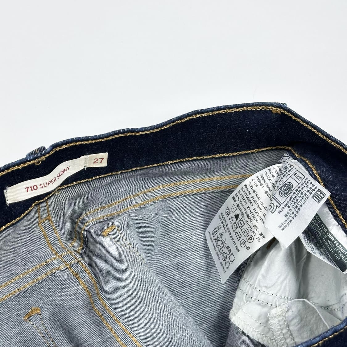 리바이스 710 오리지널 스판 데님 팬츠 (27인치 여성추천) 상품이미지6