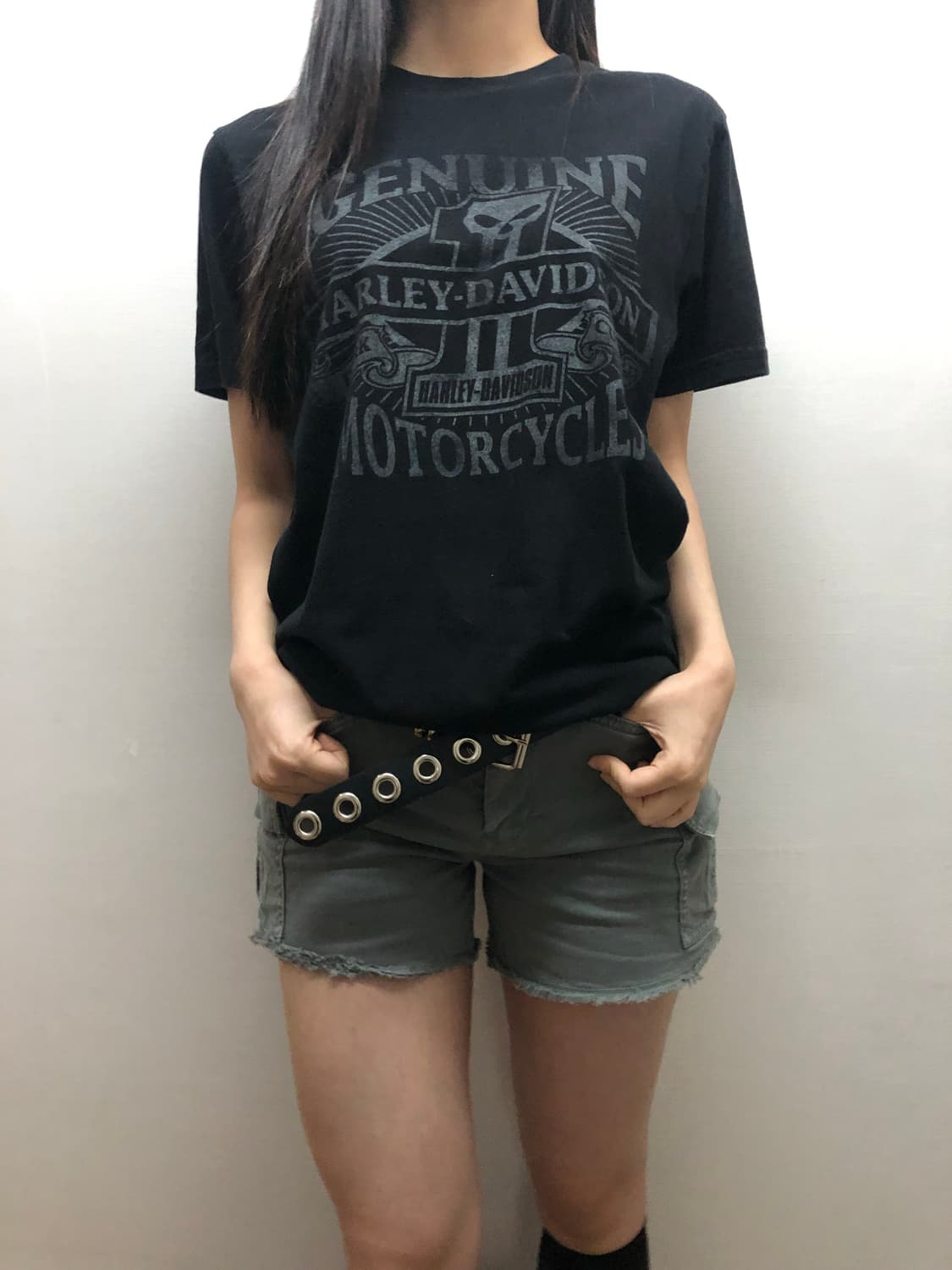 빈티지 할리데이비슨 블랙 티셔츠 상품이미지2