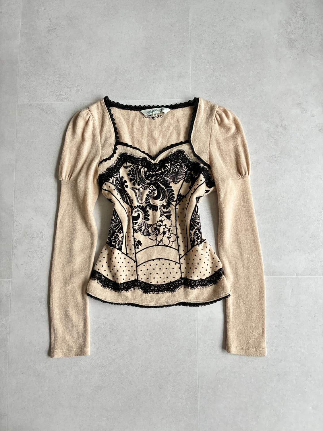 코르셋 니트 상품이미지2