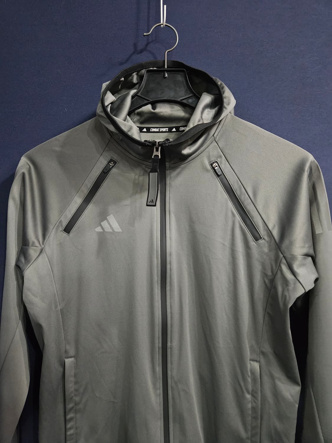 아디다스 삼선 그레이 남성 슬림핏 95 후드집업  상품이미지7