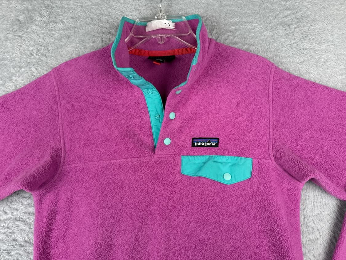 16SP 파타고니아 신칠라 스냅-T 퍼플/민트 상품이미지2