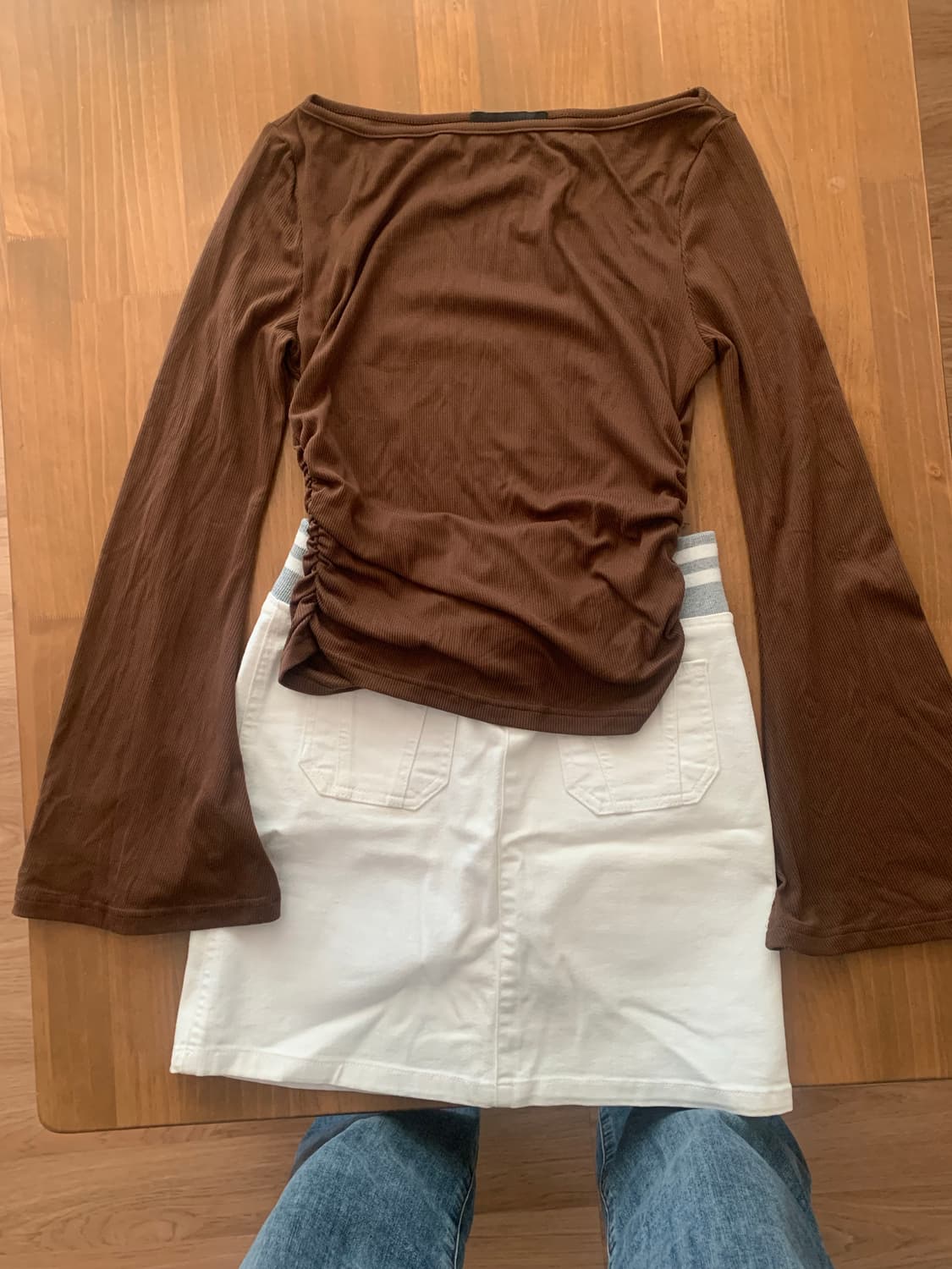 샵사이다 브라운 셔링 티 상품이미지1