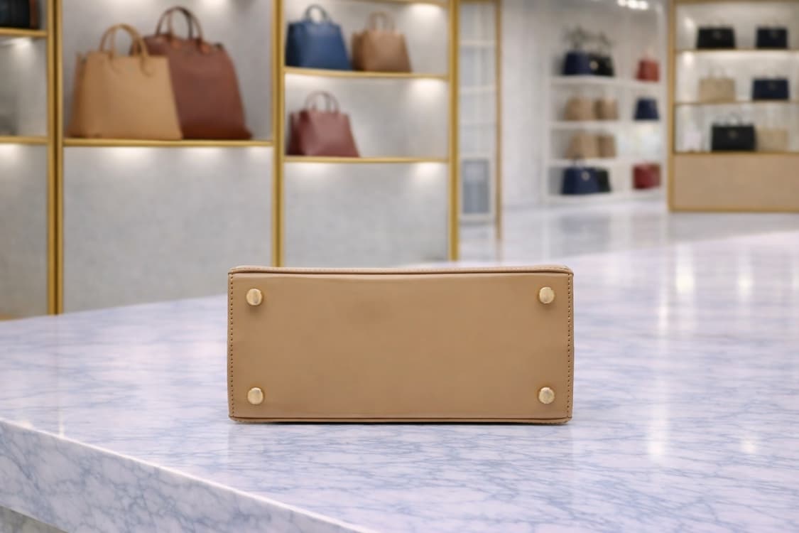 [A급] 페라가모 아이코닉 탑핸들 카프 가죽 스몰 베이지 판매합니다!!! 상품이미지3