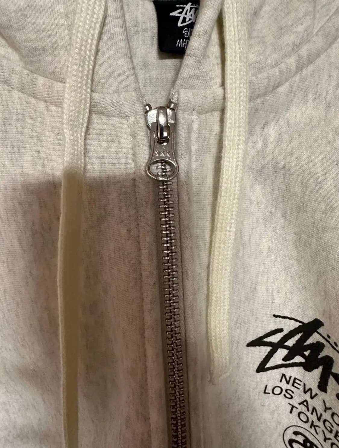 L) 스투시 월드투어 후드집업 애쉬헤더 -2022 상품이미지4