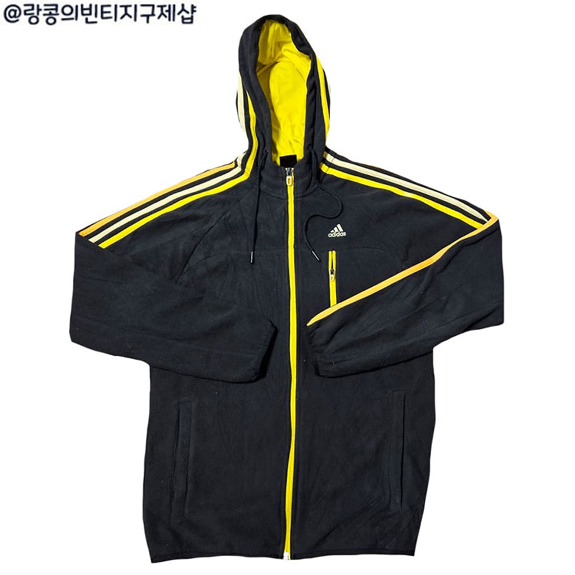 아디다스 빈티지 스트릿 후리스 후드 자켓 상품이미지1