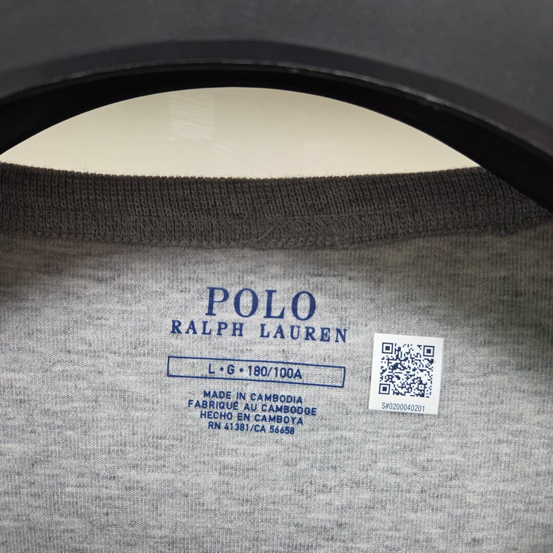 랄프로렌 / 더블 니트 스웨트셔츠 앤도버 헤더 그레이 / L 상품이미지2