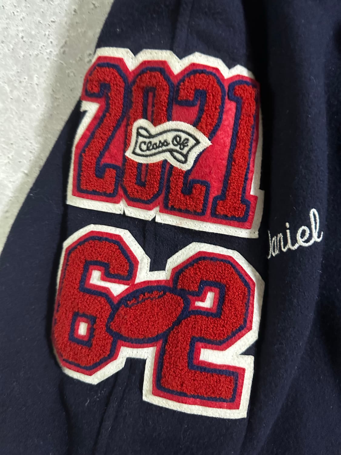 Jackson's 바시티 자켓 네이비 3XL 상품이미지4