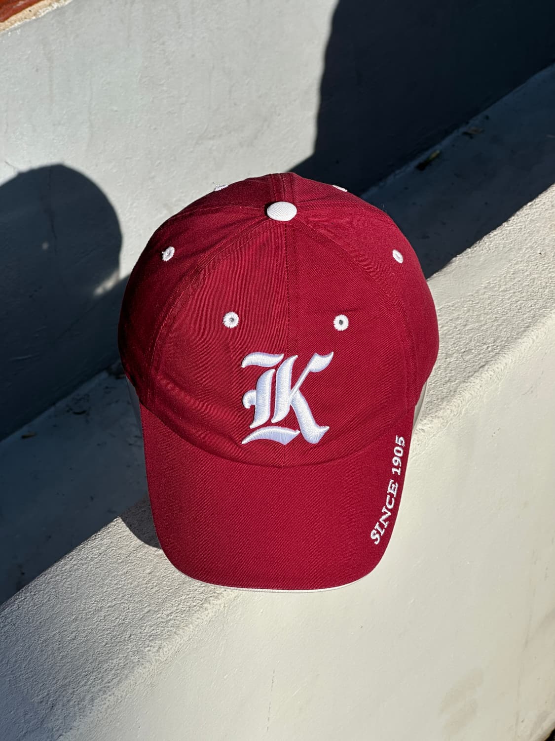 [M-L] 고려대학교 버건디 볼캡 모자 상품이미지1