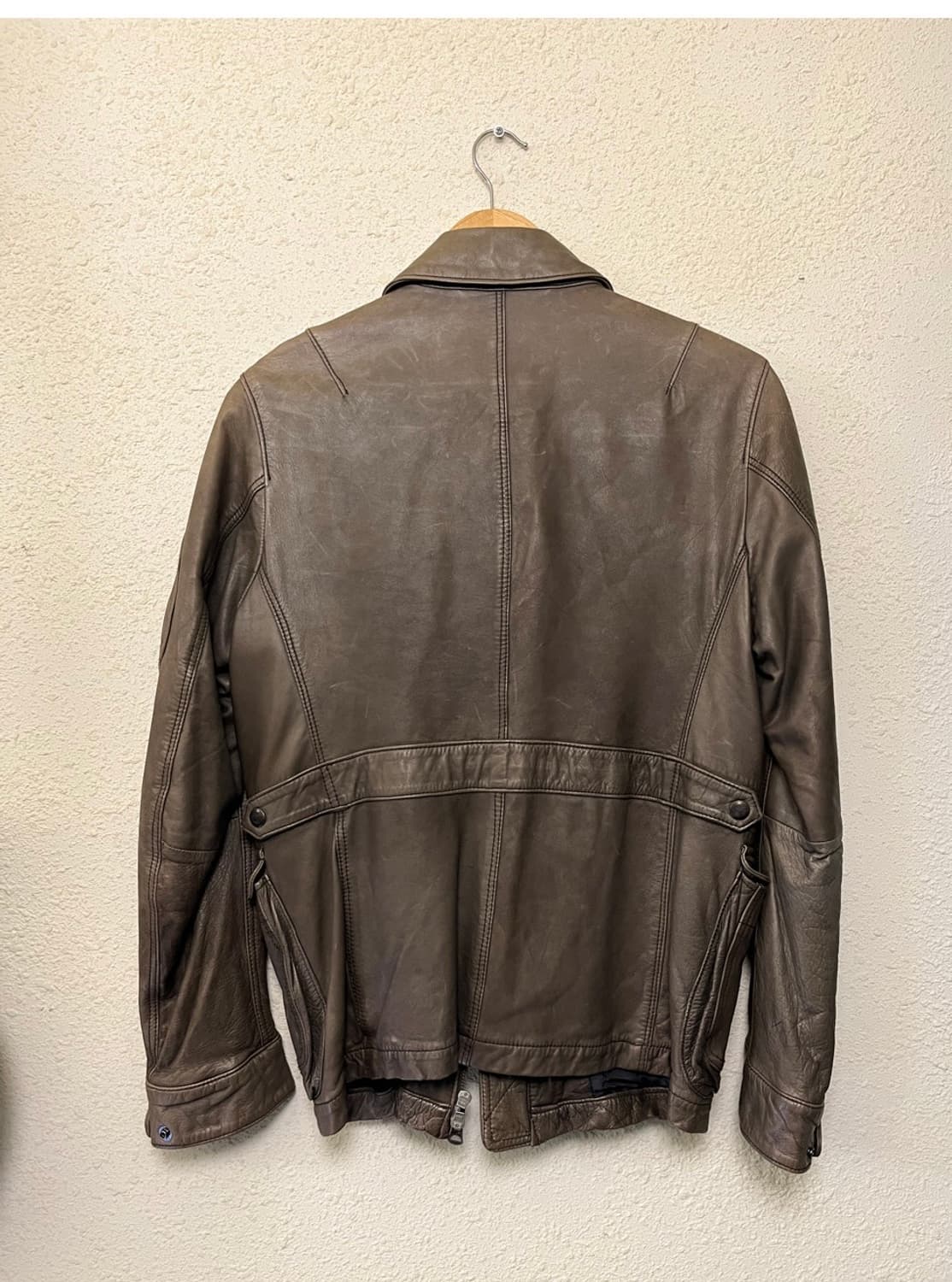 사쥬 드 크레 코도반 가죽자켓 상품이미지4