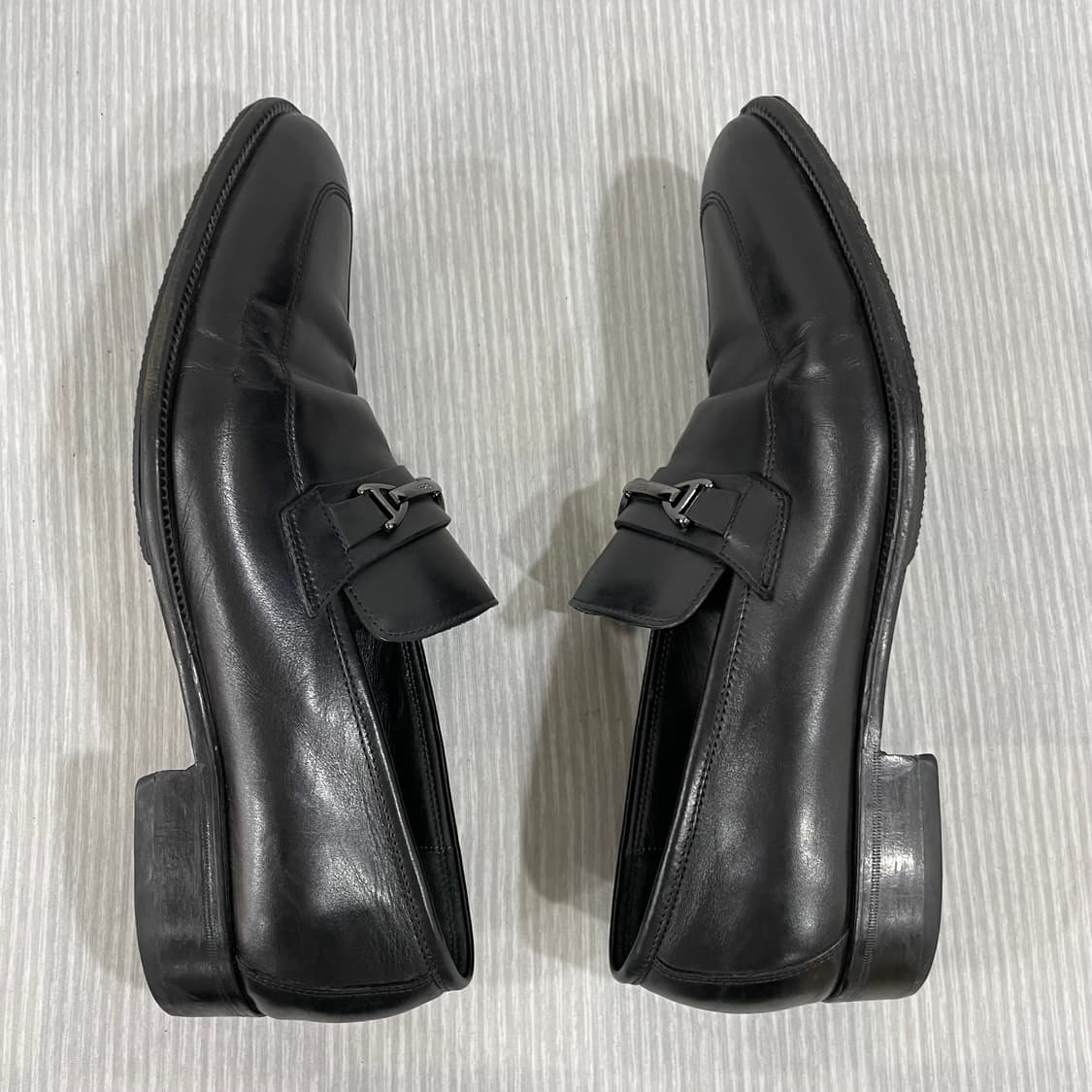 491) HugoBoss 휴고 보스 레더 홀스빗 로퍼 US10 상품이미지6