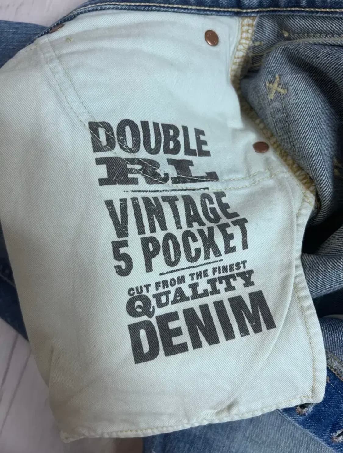 RRL 빈티지 파이브 포켓 데님 쇼츠 반바지 30 상품이미지5