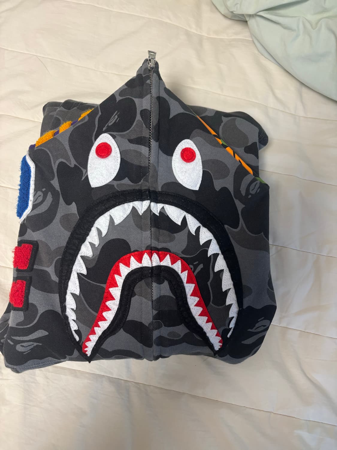 베이프 후드집업 흑계 XL 상품이미지1