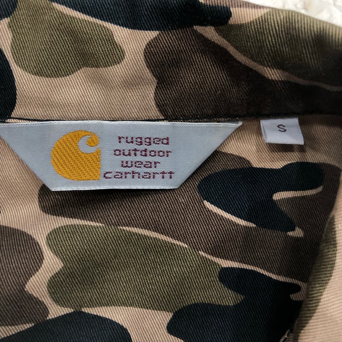 칼하트 카모플라주 밀리터리 셔츠 상품이미지4