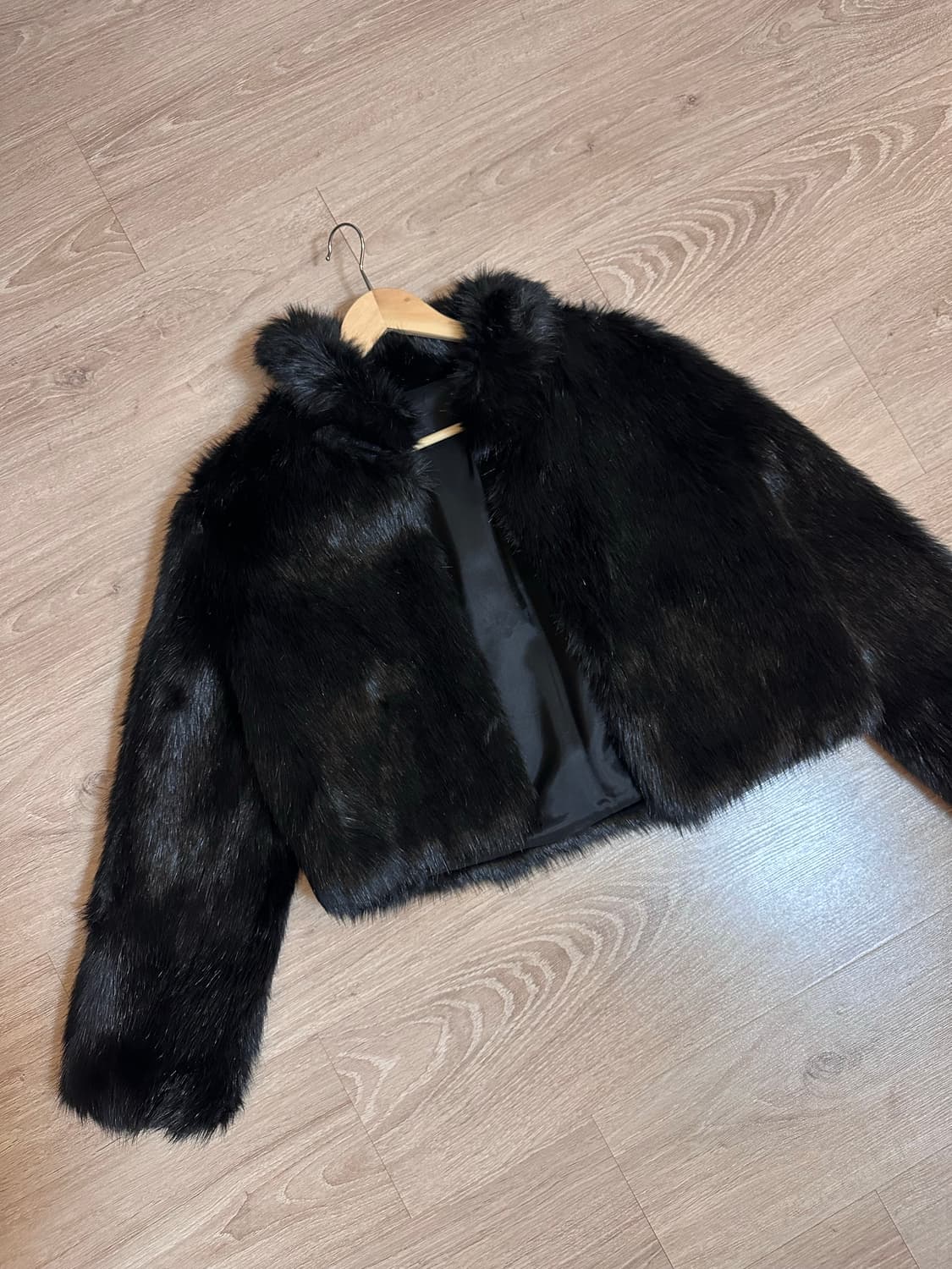 COSMOSS 코스모스 블랙 퍼 자켓 상품이미지2