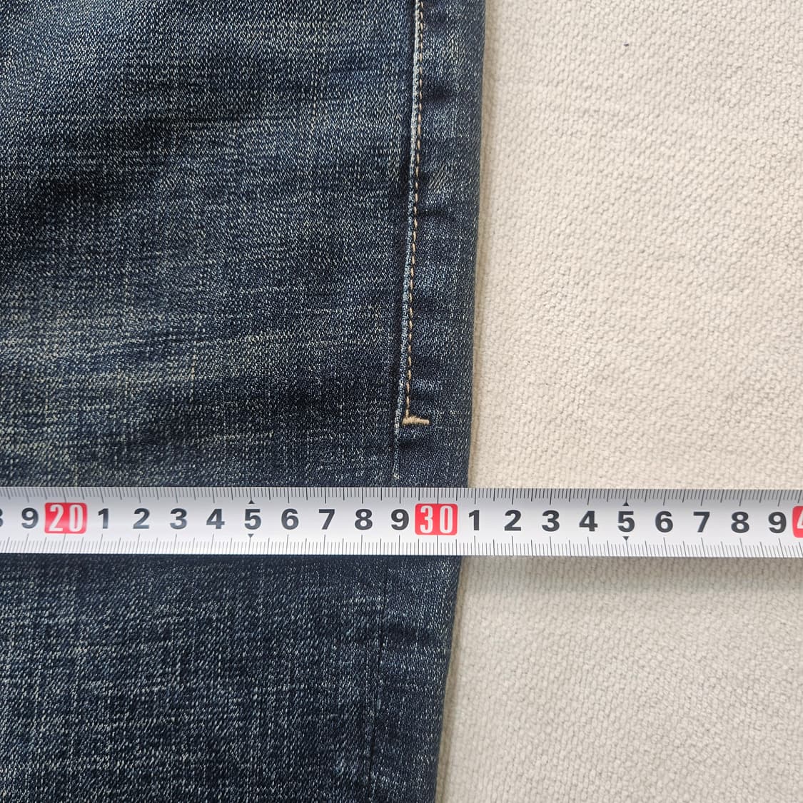 32 플랙 셀비지 데님 팬츠0331Y 상품이미지6