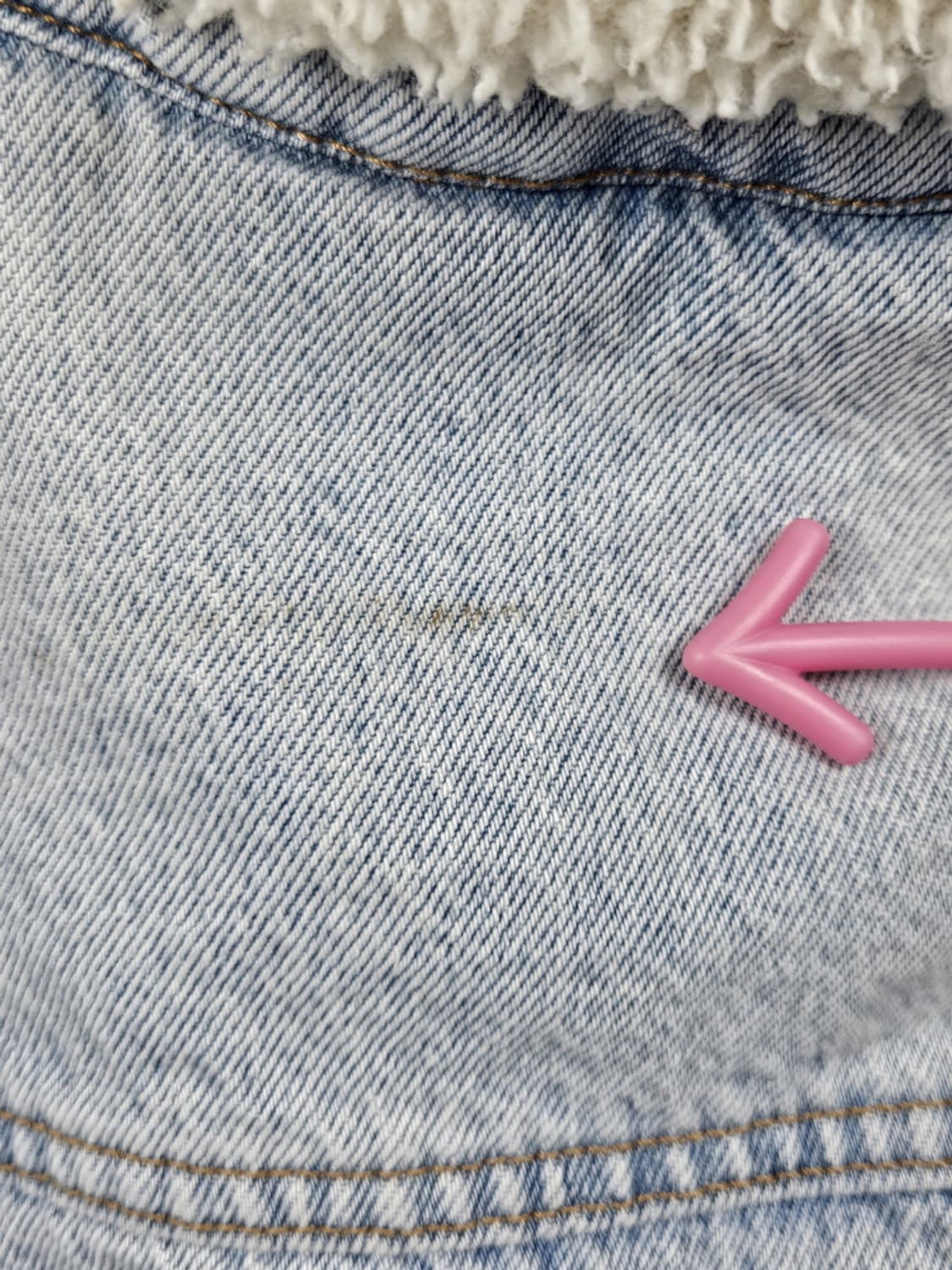 리바이스 쉐르파 라이트데님 트러커 자켓 ( M ) / 10334 상품이미지6