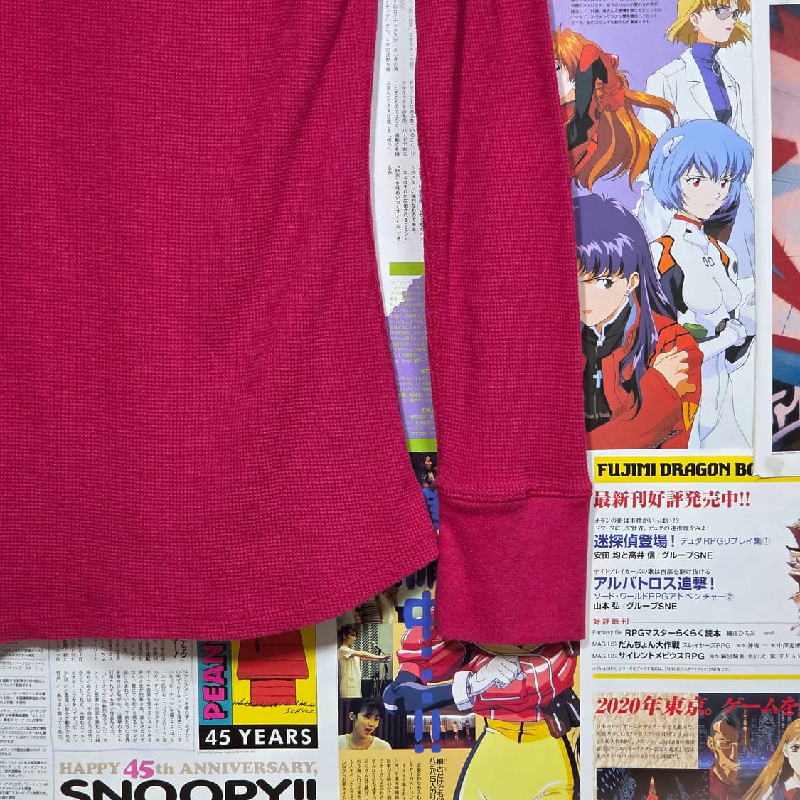 갭 핑크 와플 롱슬리브 쭉티 상품이미지6