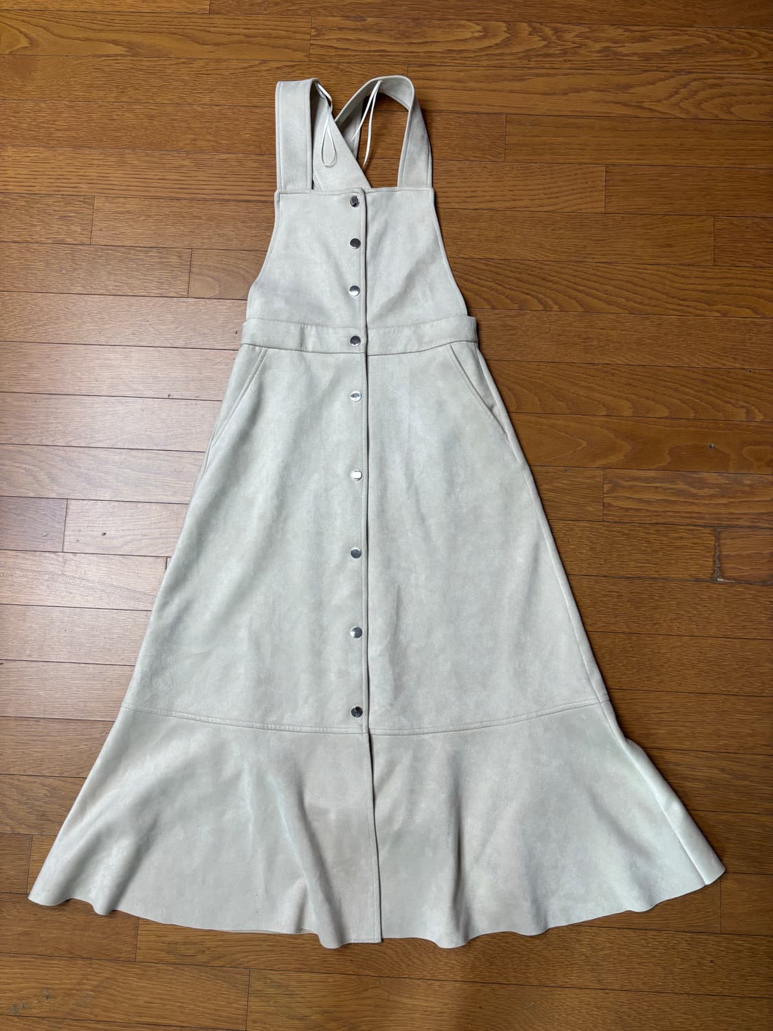 자라 스웨이드 롱 원피스 XS 상품이미지1