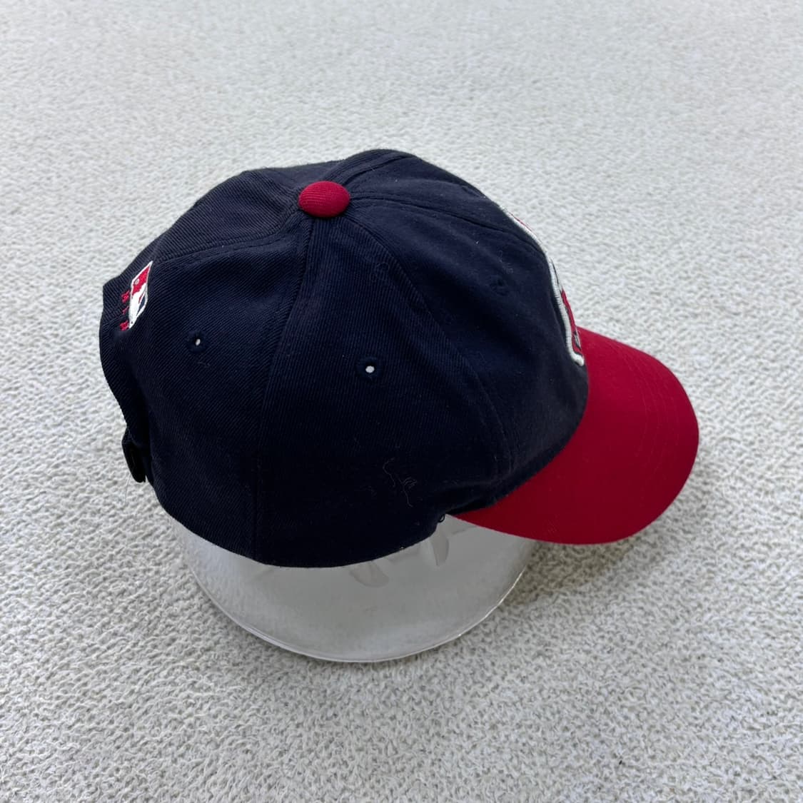 F MLB 와후 추장 로고 빈티지 볼캡 0528Y 상품이미지4