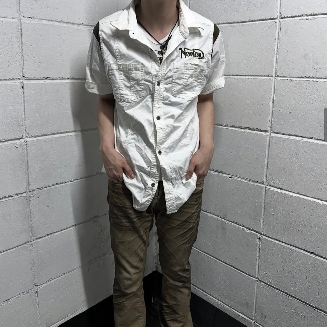 Norton back lettering short shirts 상품이미지3