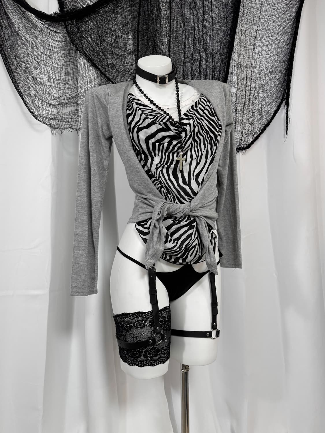 zebra detail t-shirt 상품이미지4