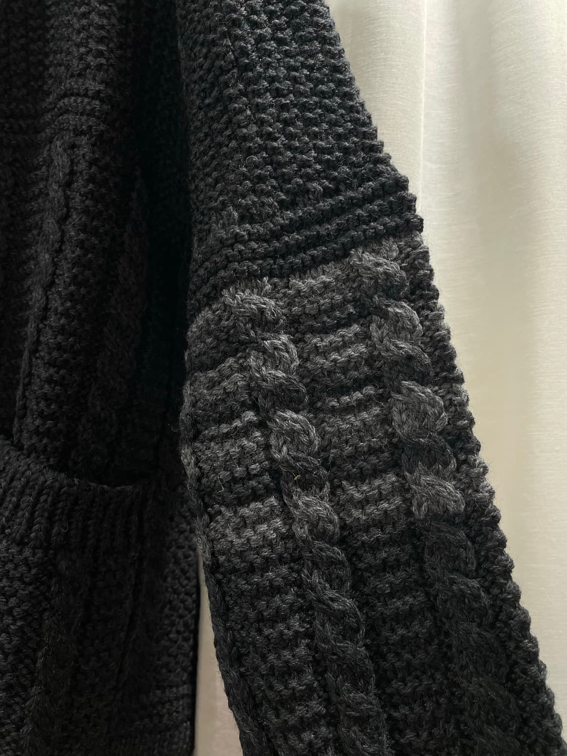 톰브라운/ 아란 케이블 가디건 다크그레이/ 2 상품이미지5