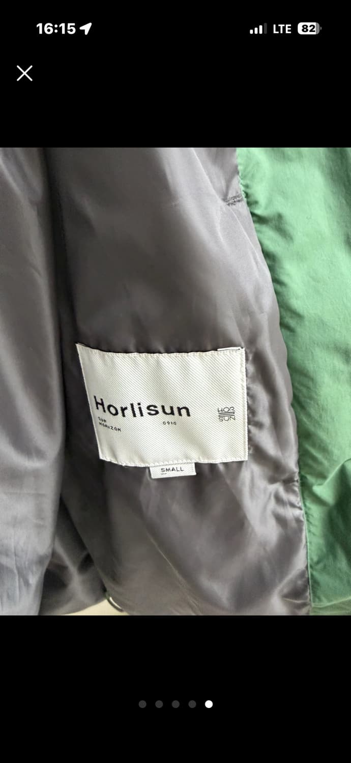 홀리선 패딩 그린  상품이미지3