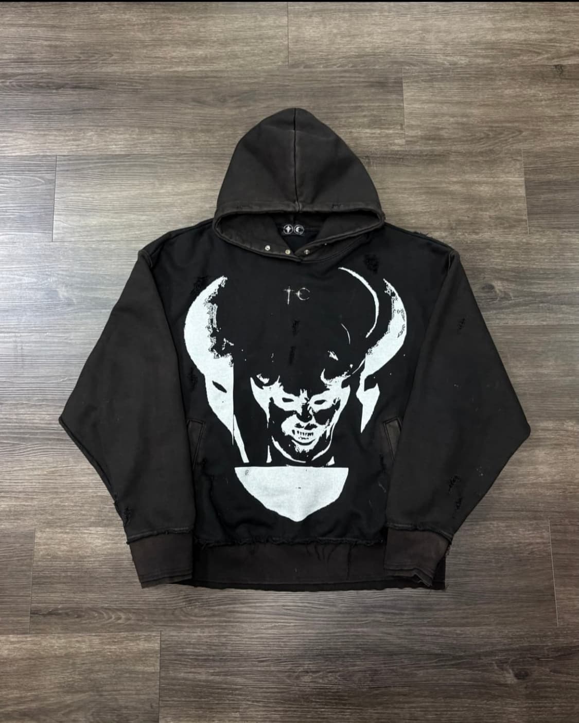 떠그클럽 악마후드 1 size 상품이미지1