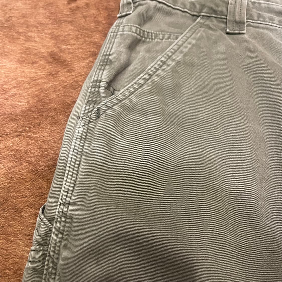 빈티지 칼하트 USA 싱글니 카펜터 워크 팬츠 상품이미지7