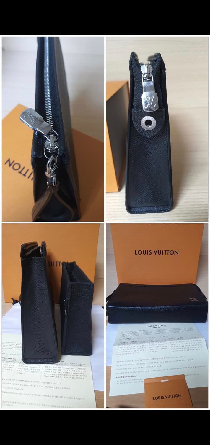 루이비통 포쉐트 보야주 타이가 클러치백 정품S급(감정O) 상품이미지8