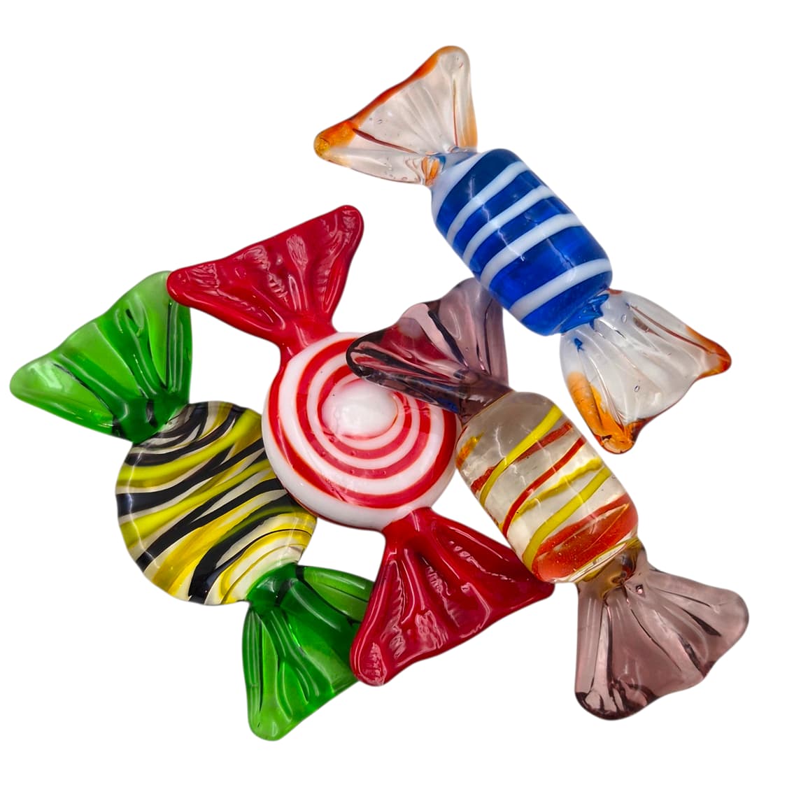 80s 이탈리아 무라노 핸드블로운 빅 캔디 세트 상품이미지2