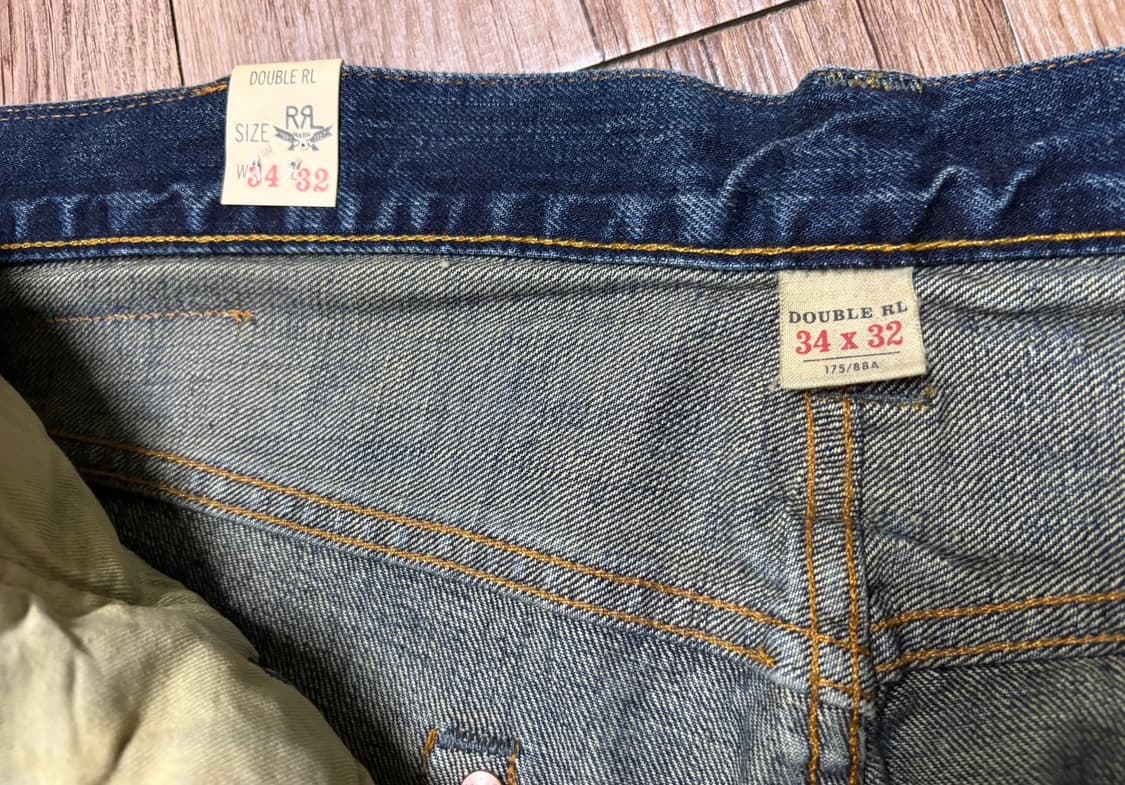 rrl  빈티지5포켓 기빈스 34x32 상품이미지5