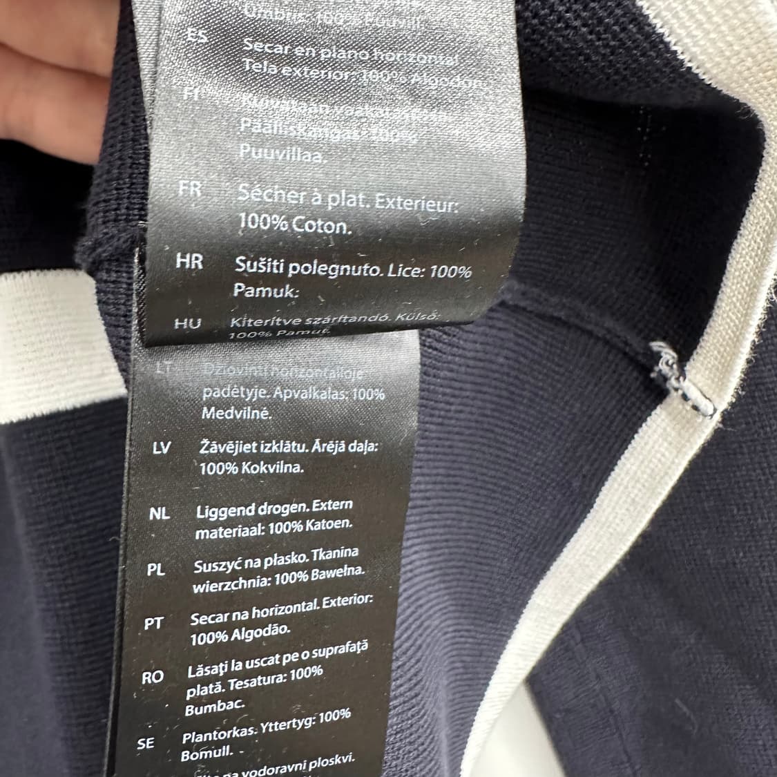 85 COS 코스 여자 스트라이프 폴라 니트 상품이미지5