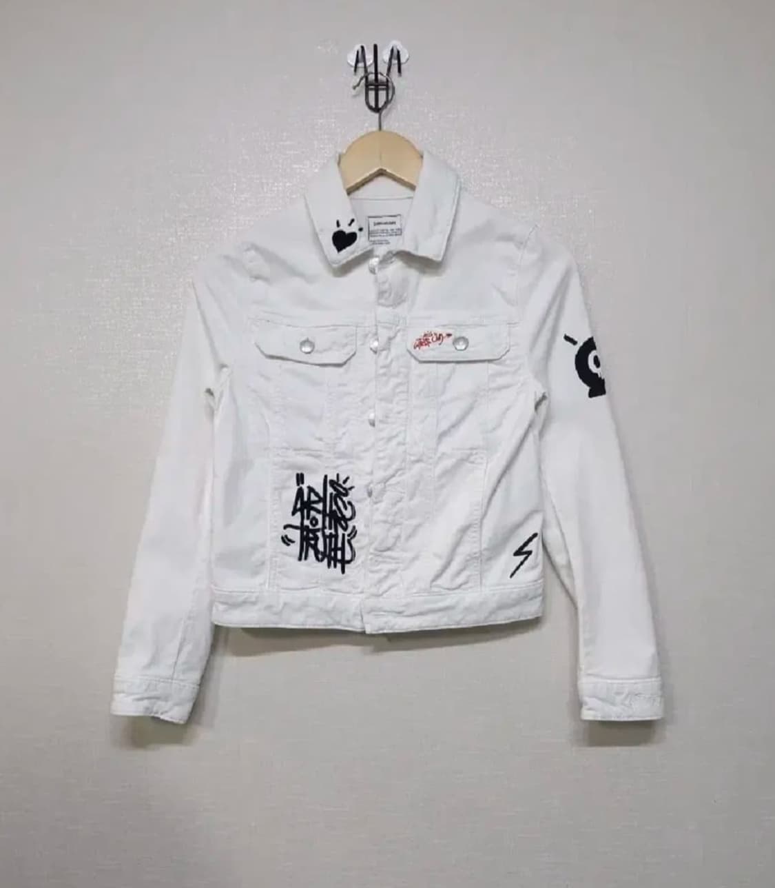 쟈딕앤볼테르 키오키조미 그래피티 디테일 자켓 상품이미지2