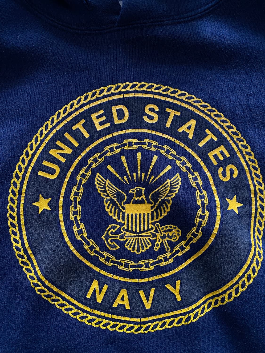 (L) 90s 빈티지 us navy 밀리터리 후드 네이비 USA 상품이미지6