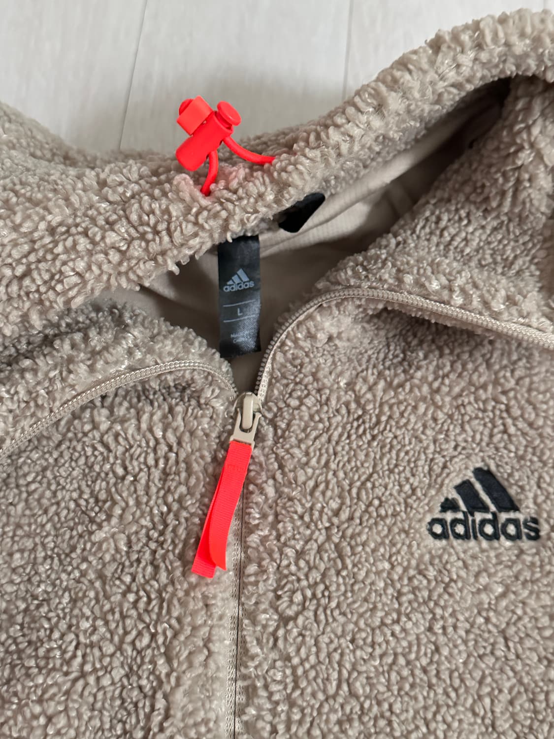 아디다스 쉐르파 플리스 집업L 상품이미지3