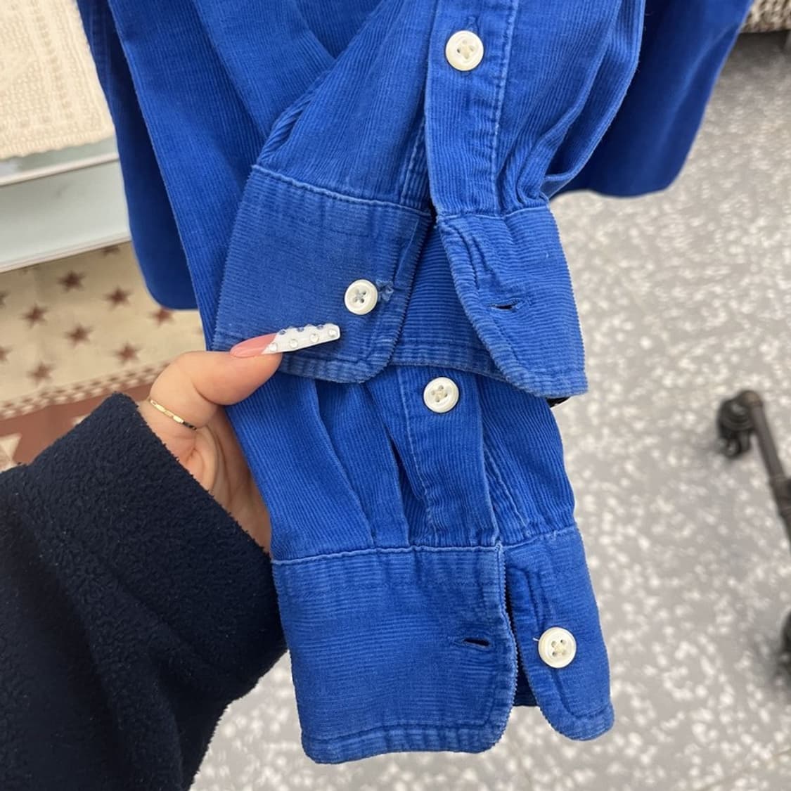 폴로 랄프로렌 올드스쿨 레트로 90's 코듀로이 셔츠 XL C10151 상품이미지7