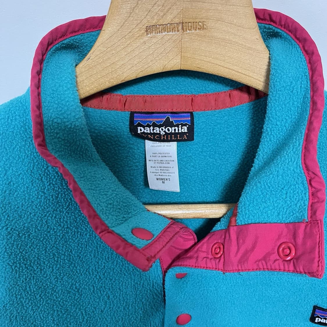 10s 파타고니아 신칠라 스냅-T 민트/핑크 상품이미지3