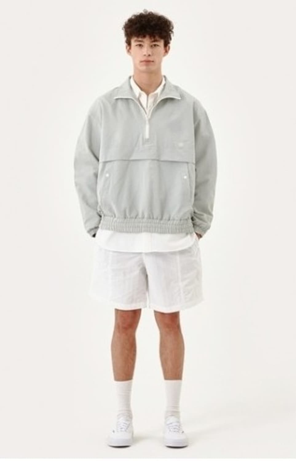 가든익스프레스 심볼 시그니처 시어서커 아노락 자켓 PN8043 상품이미지2