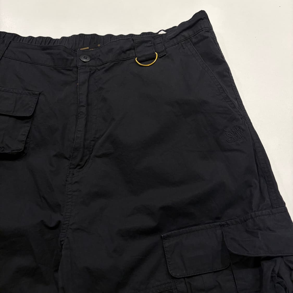 [L] 브라운브레스 블랙 카고 반바지 포켓 지퍼 디테일 B845 상품이미지3