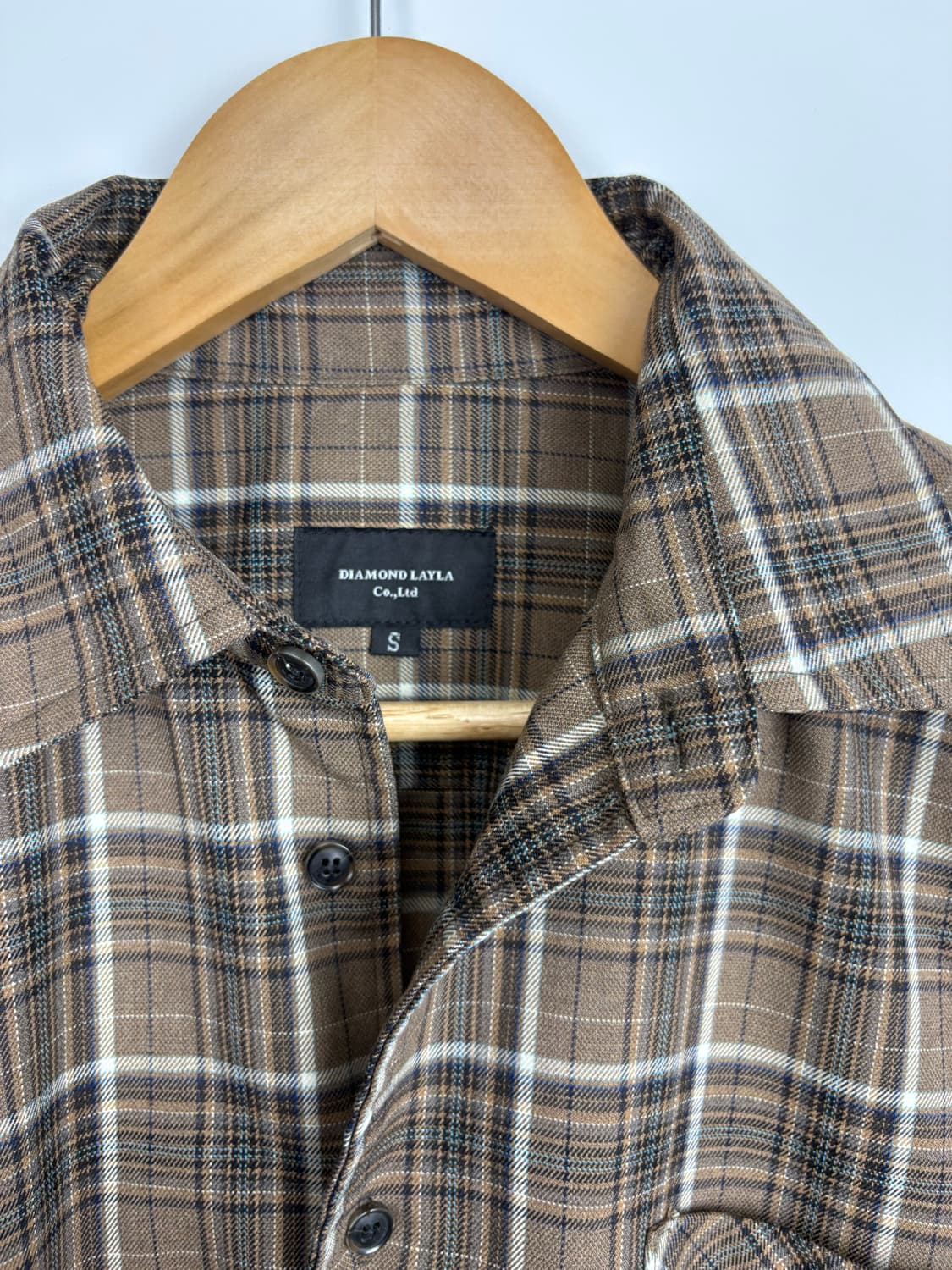 다이아몬드 레이라 체크 셔츠 상품이미지3