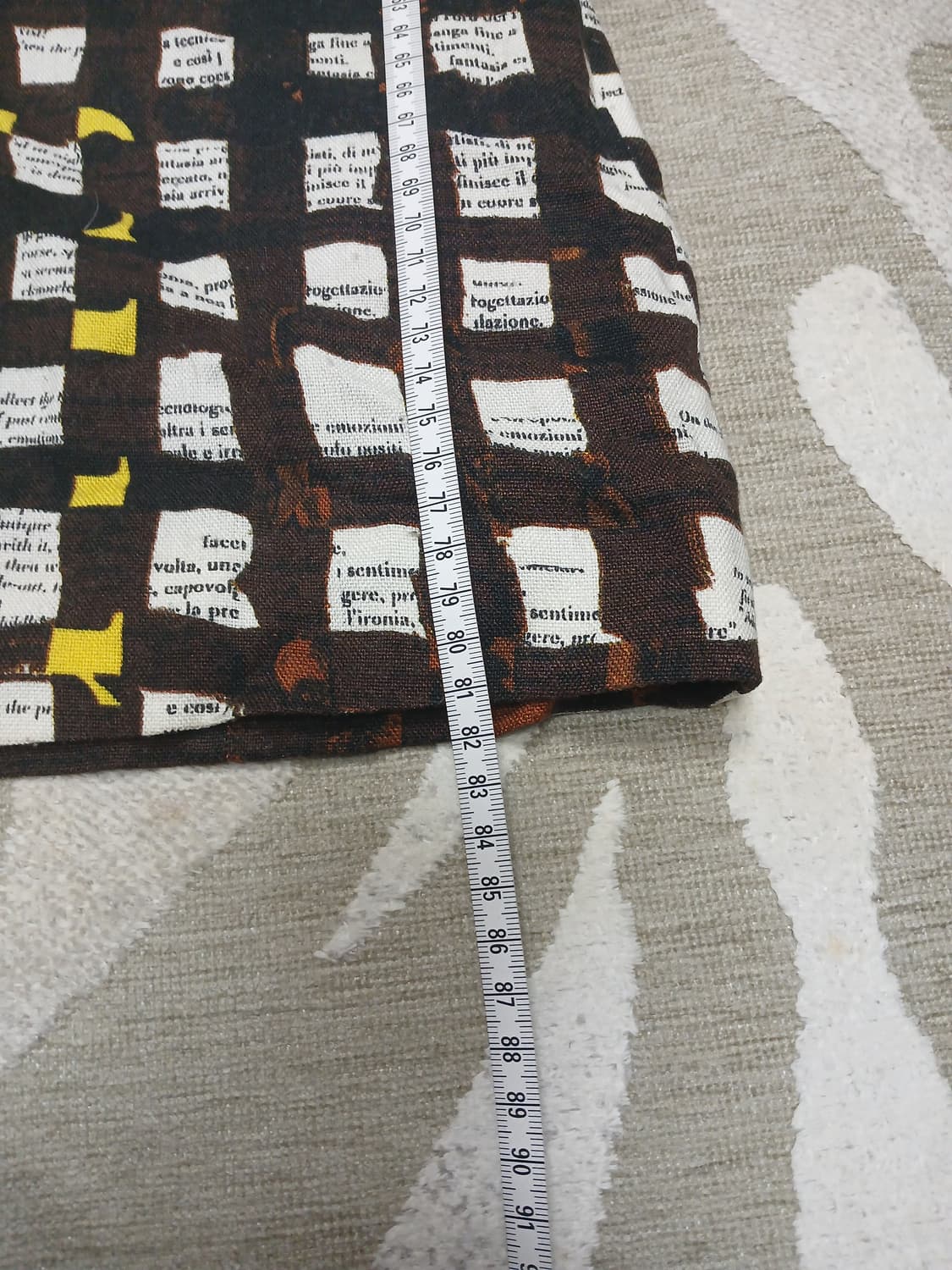 모스키노 엔틱 텍스트 패턴 원피스  상품이미지10