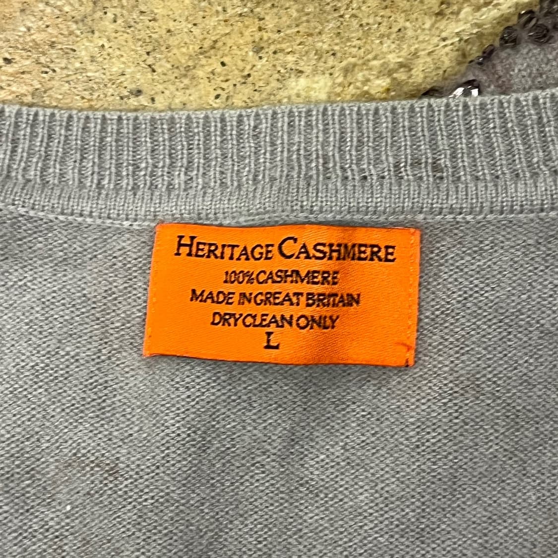 [정품/L] 헤리티지 캐시미어 가디건 b10 상품이미지5