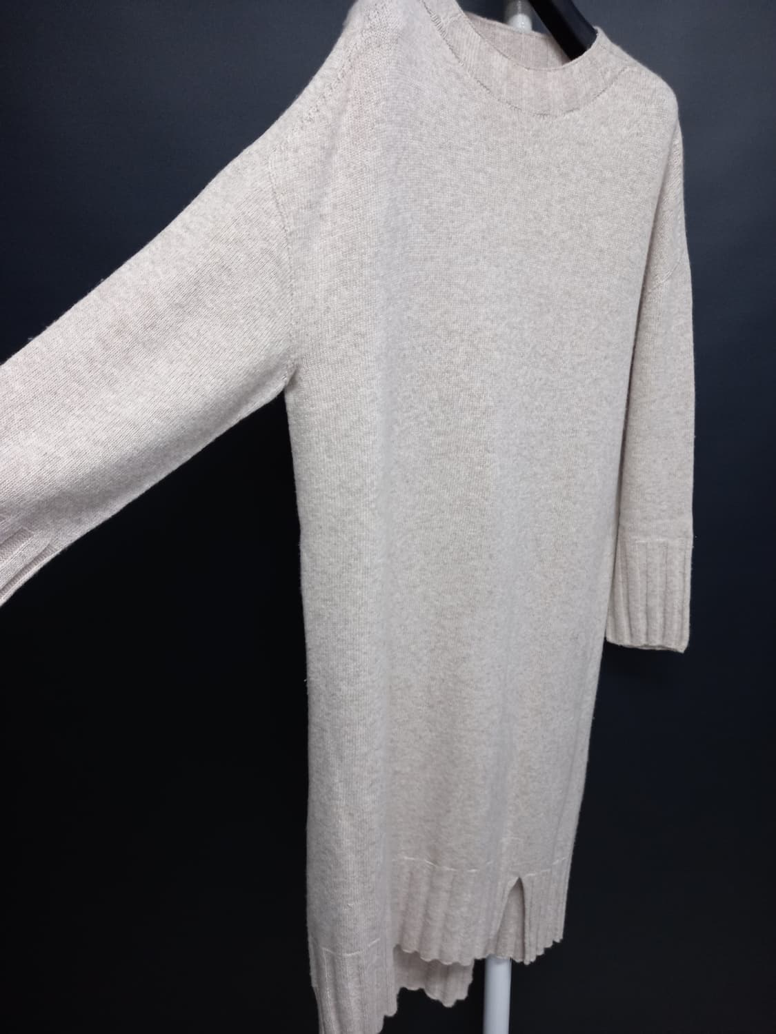 오조크 추동 캐시미어블랜 홀가먼트 롱 니트 원피스 F 33-77 상품이미지4