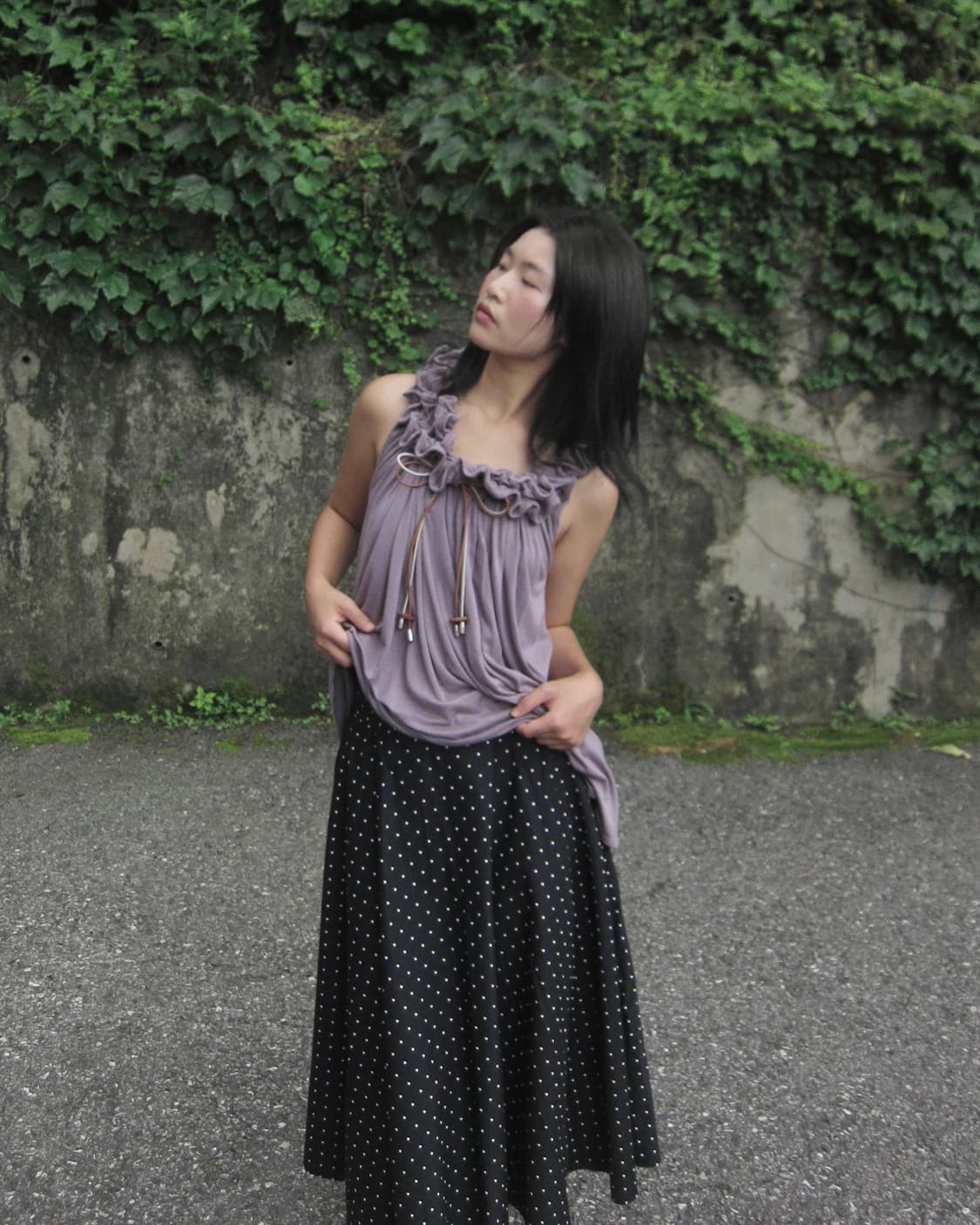 vintage pleated sleeveless 상품이미지7