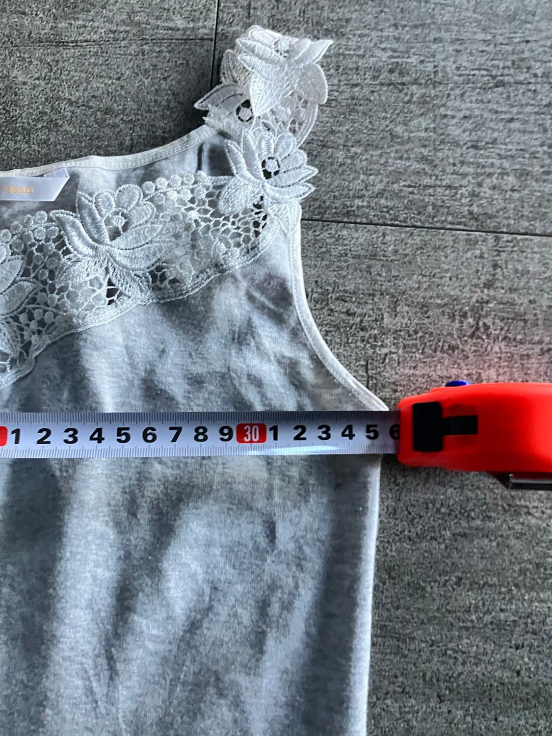 일본빈티지 Dollyseen 달천깔페어리 플라워 슬리브리스나시탑 상품이미지2